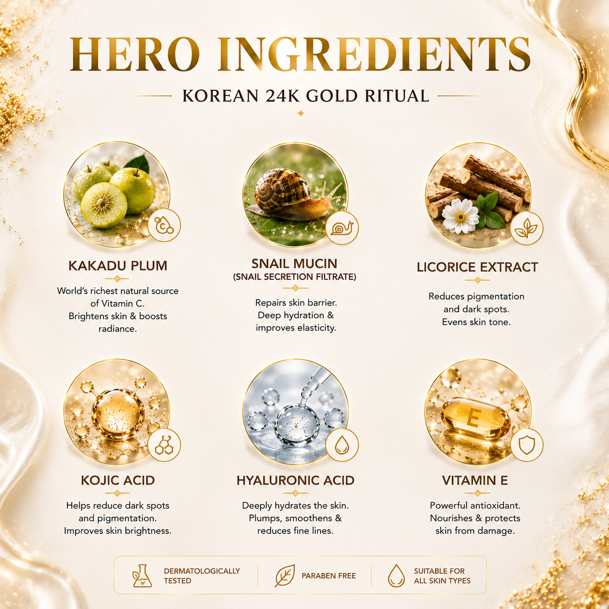 SEYEON PILSU Korean 24K Gold Luxury Facial Kit