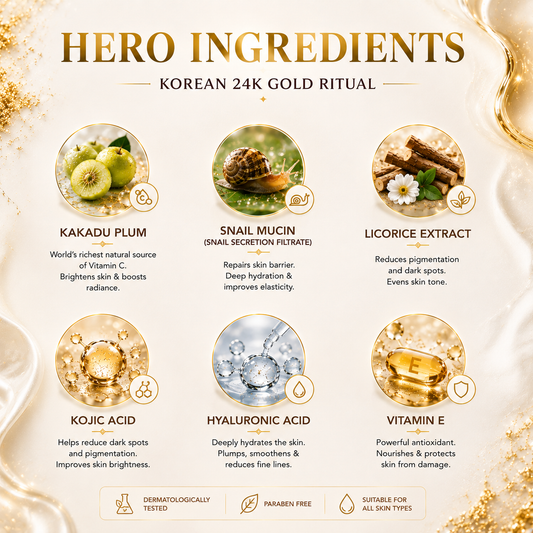 SEYEON PILSU Korean 24K Gold Luxury Facial Kit