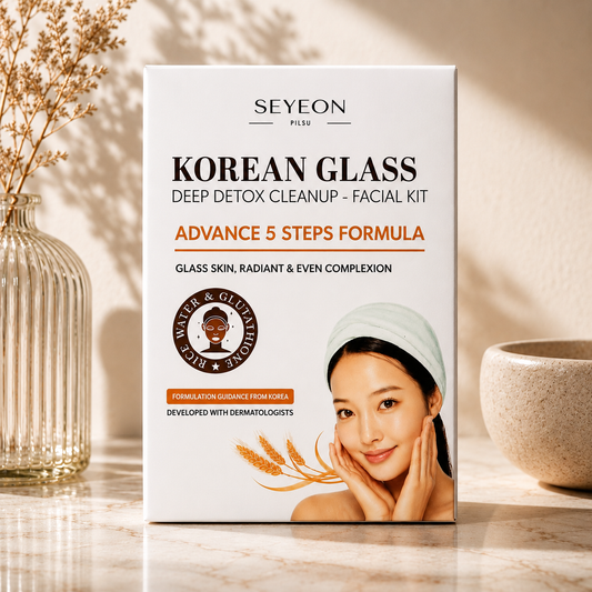 Korean Glass Deep Detox Cleanup - Facial Kit
