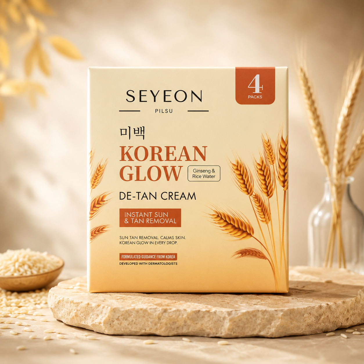 Korean Glow De-Tan Cream