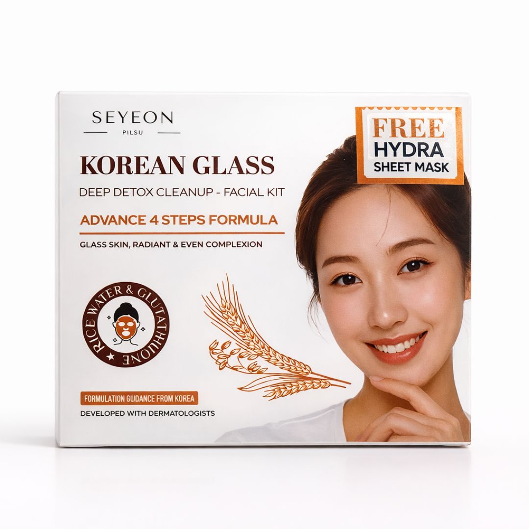 Korean Glass Deep Detox Cleanup - Facial Kit