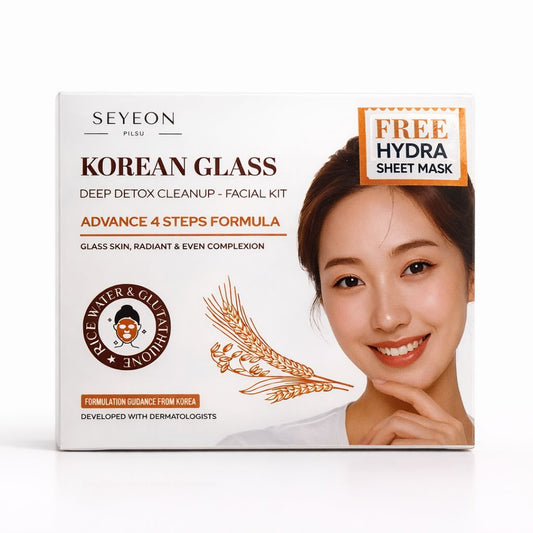 Korean Glass Deep Detox Cleanup - Facial Kit